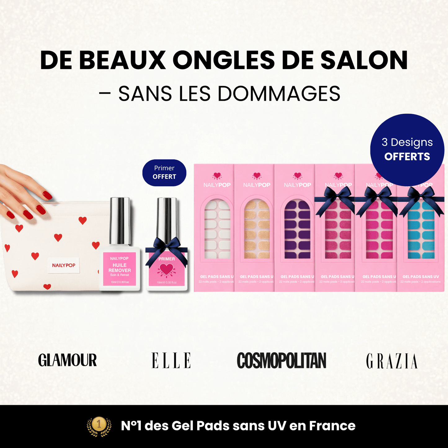 PACK DÉCOUVERTE - 3+3 Offerts - NAILYPOP