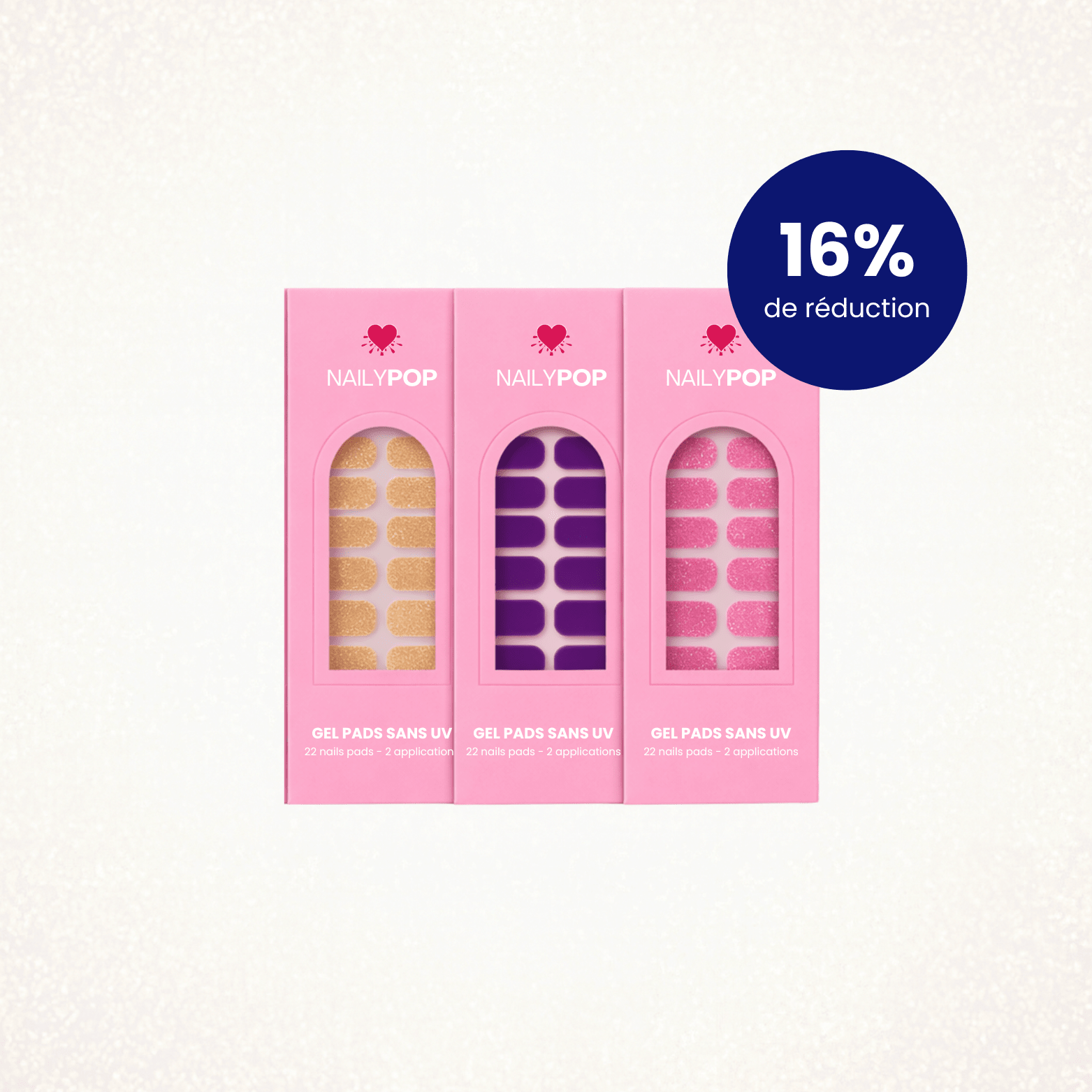 PACK RECHARGE | 3 Designs - NAILYPOP