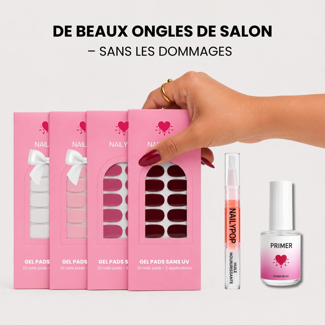 PACK DÉCOUVERTE | 2+2 Offerts - NAILYPOP