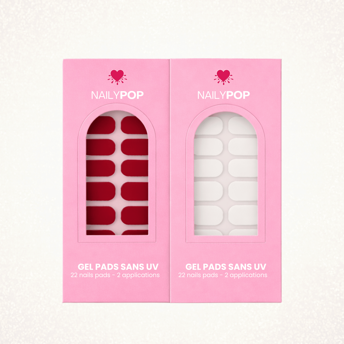 PACK BASIC - GEL PADS SANS UV - NAILYPOP