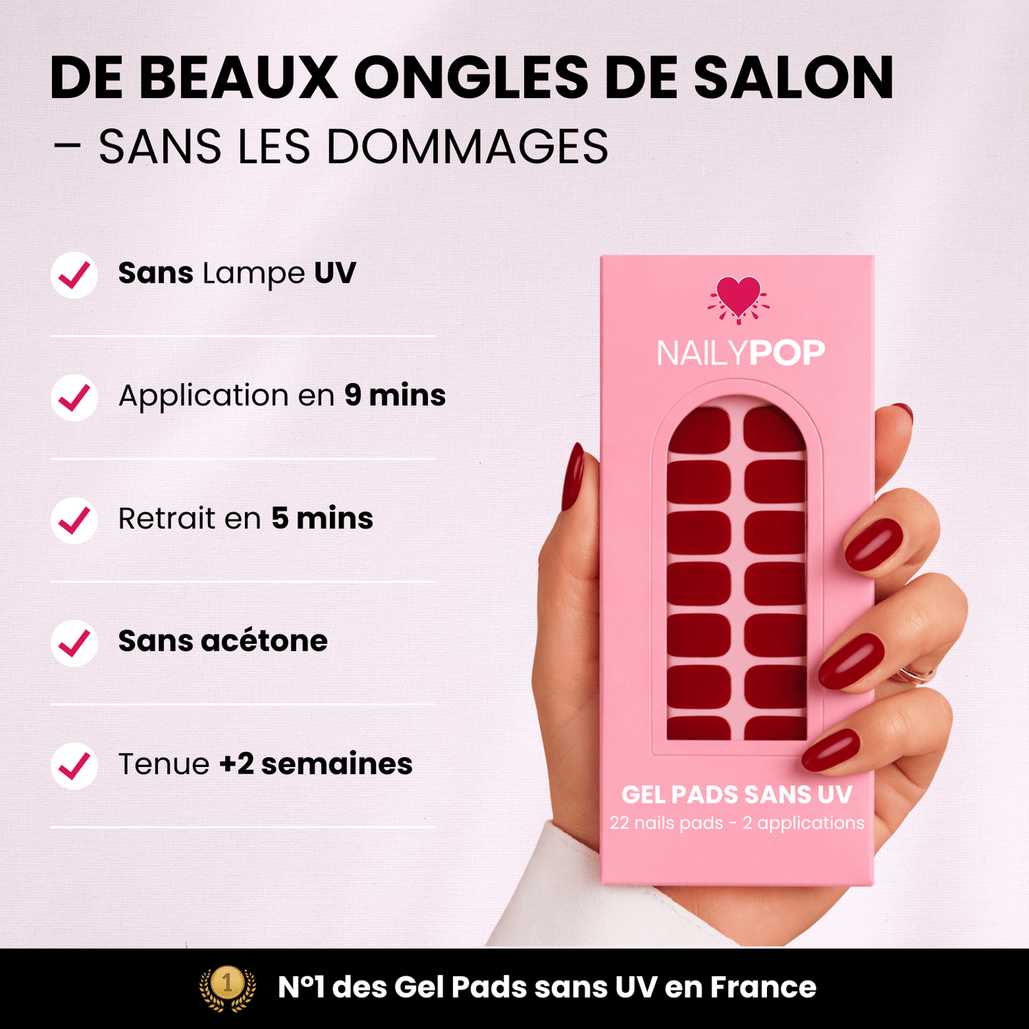 PACK STANDARD - GEL PADS SANS UV - NAILYPOP