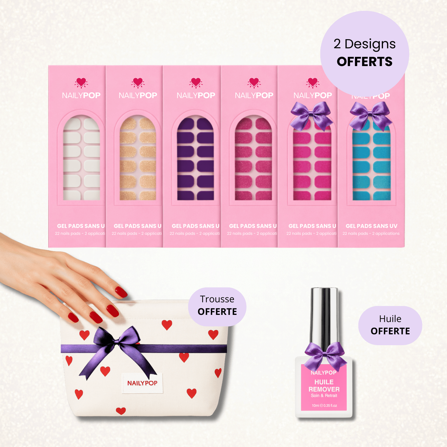 PACK PREMIUM - GEL PADS SANS UV - NAILYPOP