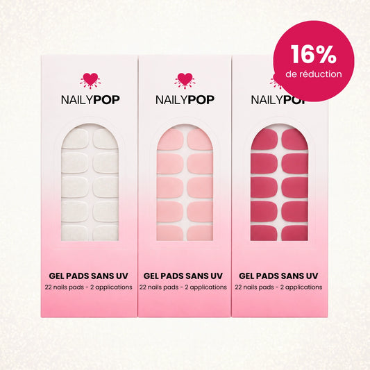 PACK RECHARGE | 3 Designs - NAILYPOP
