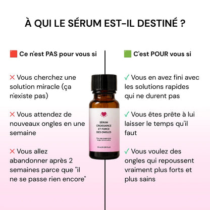 Sérum Croissance & Renforcement des ongles - NAILYPOP