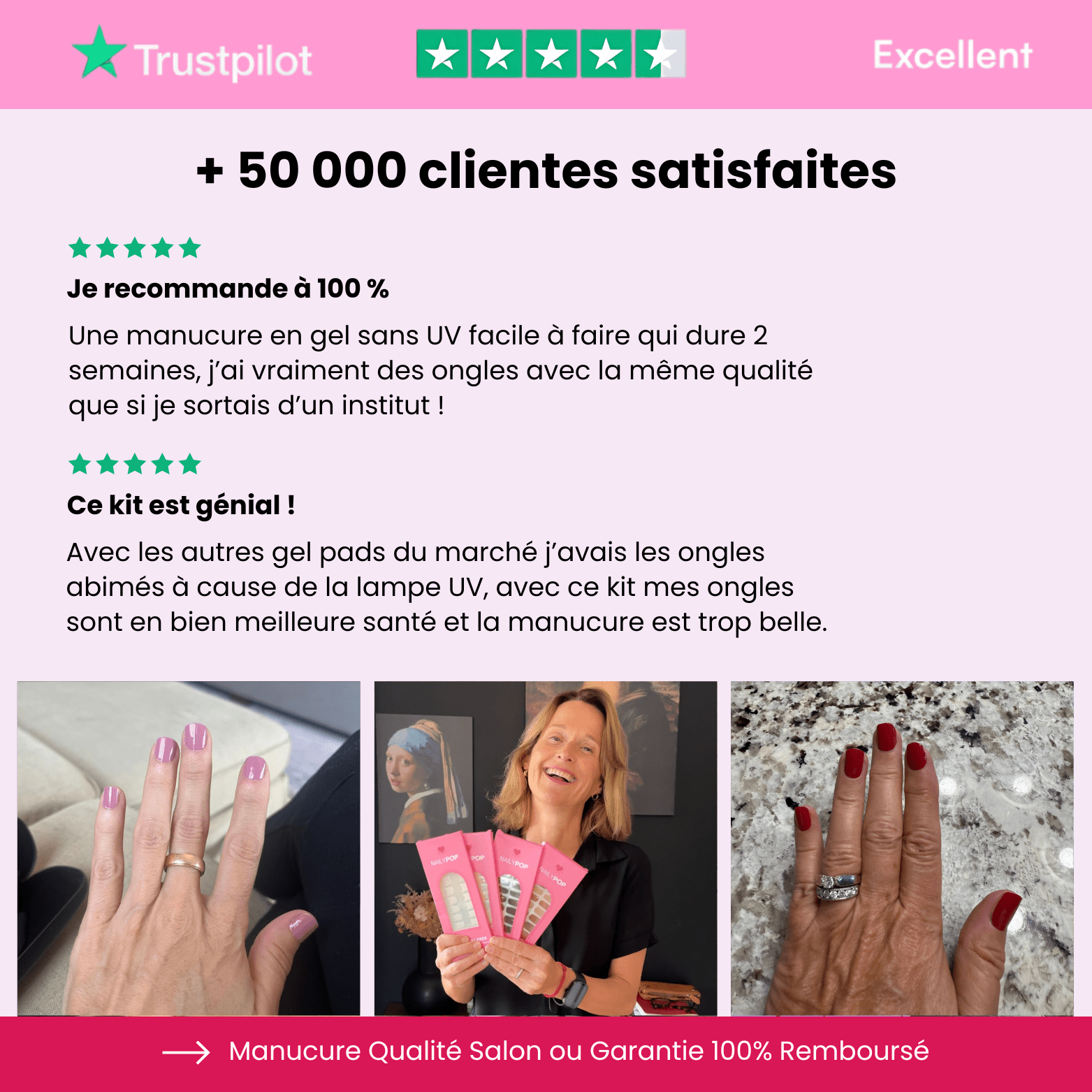 STARTER KIT - GEL PADS SANS UV - NAILYPOP