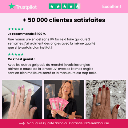 STARTER KIT - GEL PADS SANS UV - NAILYPOP