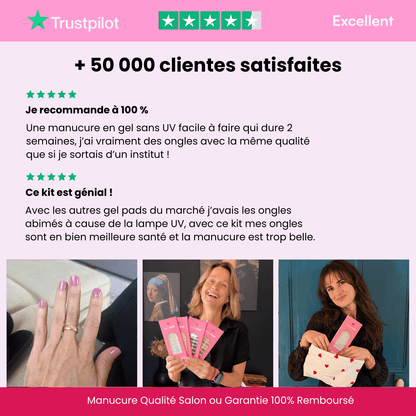 PACK DÉCOUVERTE - GEL PADS SANS UV - NAILYPOP