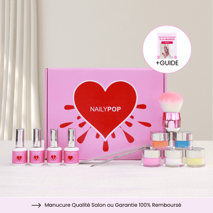 KIT DE MANUCURE MAISON - DIP POWDER - NAILYPOP