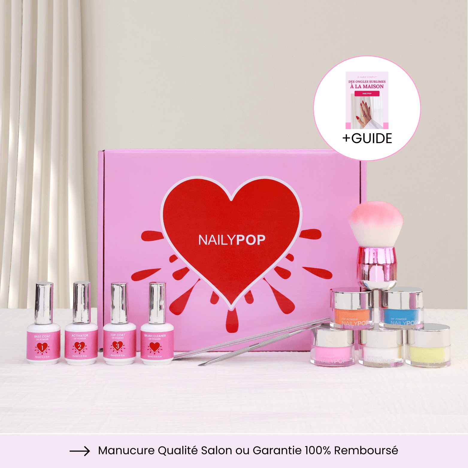 KIT DE MANUCURE MAISON - DIP POWDER - NAILYPOP