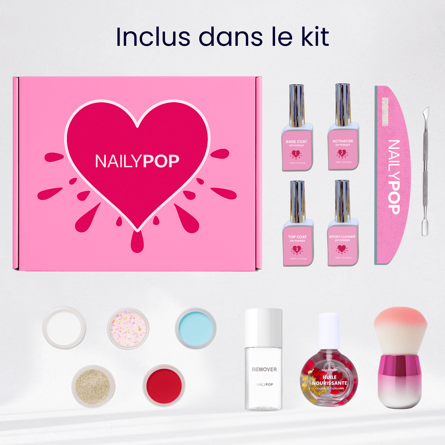 KIT DE MANUCURE MAISON - DIP POWDER - NAILYPOP